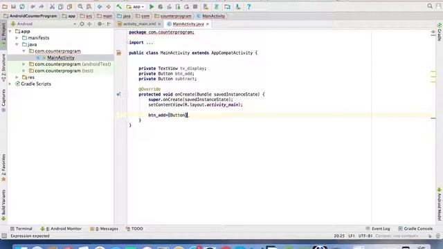 Counter Program in Android Studio-004 смотреть онлайн