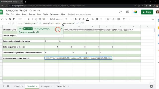 Create a Dynamic Password Generator in Google Sheets смотреть онлайн