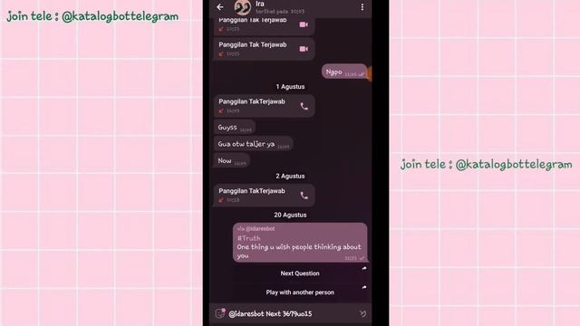 3 REKOMENDASI BOT TRUTH OR DARE DI TELEGRAM ? yeeyy bisa main TOD di grup telegram ? смотреть онлайн