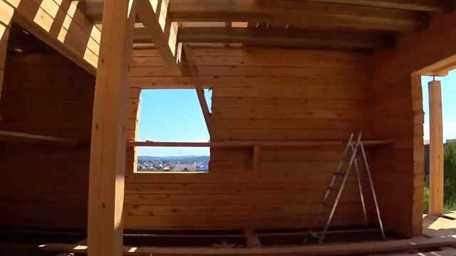 ПОДГОТОВКА И СБОРКА СТЕНЫ ДЕРЕВЯННОГО ДОМА, установка перегородок из бруса смотреть онлайн