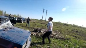 Разбили машину в хлам. Тотал Ваз 2107.