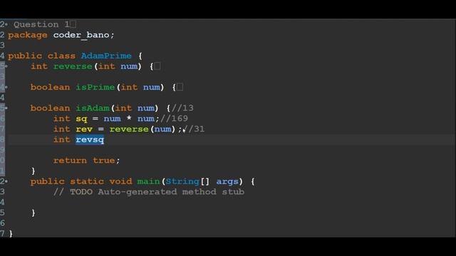 Prime-Adam Integer Java Program | ISC Computer Practical 2020 смотреть онлайн
