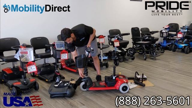 Pride Travel Pro (S36) Mobility Scooter Unboxing & Assembly Video смотреть онлайн