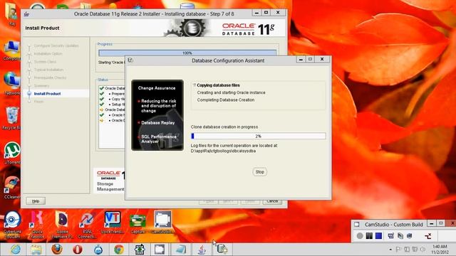 Installing Oracle 11g R2 on windows 8, Windows 7, Linux, Ubuntu смотреть онлайн