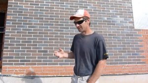 кладка кирпича на белый раствор..баварка..