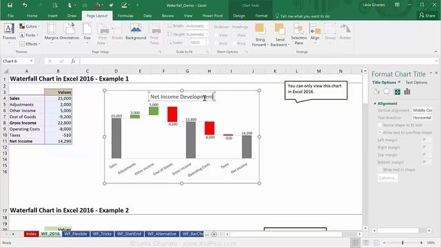 Excel 2016 Waterfall Chart - Advantages and Limitations - Ultimate guide to Excel's Bridge Graph смотреть онлайн