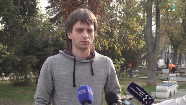 В Севастополе обновляют парк на площади Пирогова смотреть онлайн