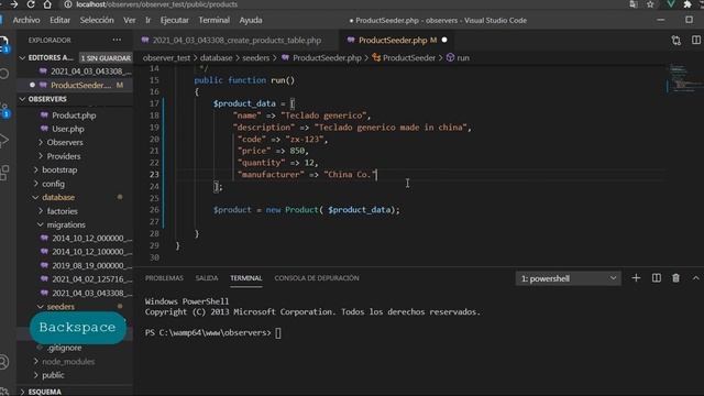 Laravel 8 - CREACIÓN SEEDER , Poblar datos automaticamente en tu base de datos. смотреть онлайн