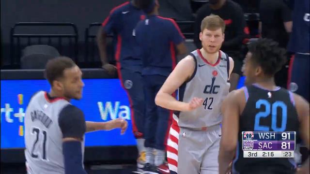 Highlights: Davis Bertans scores 16 at Kings - 4/14/21 смотреть онлайн