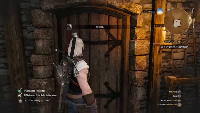 The Witcher 3: locked door, glitch 1 смотреть онлайн