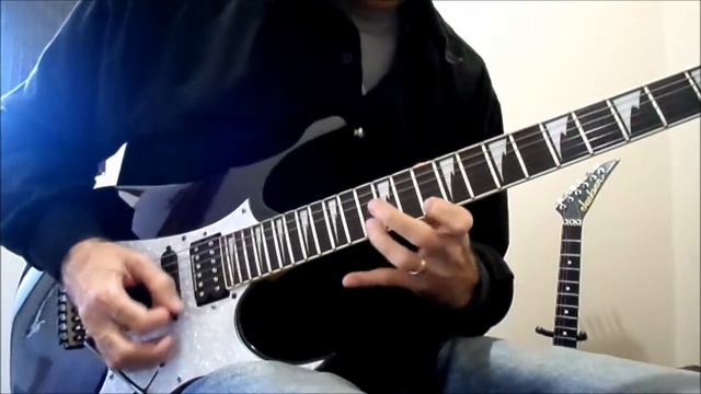 Ibanez RG350EX - George Lynch Backing Track C#m смотреть онлайн