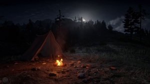 Relaxing Wilderness Campfire | Red Dead Redemption 2 Music & Ambience