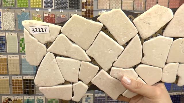 Мозаика из мрамора в форме камешек смотреть онлайн