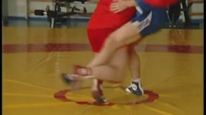 Самбо  Зацеп голенью изнутри разноимённой ноги