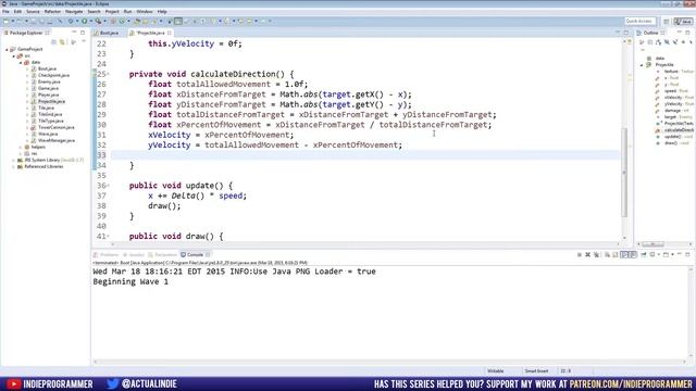 Java Game Programming 35 - Placing Fast and Taking Aim смотреть онлайн