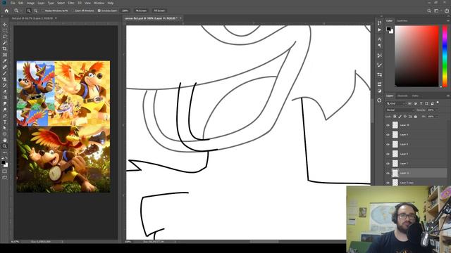 Let's draw Banjo e Kazooie! смотреть онлайн