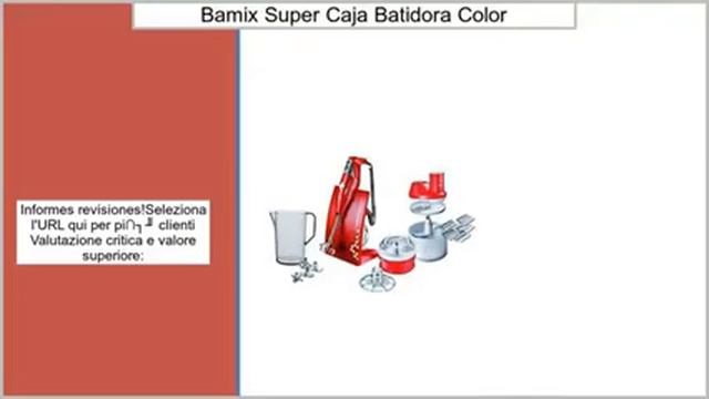 Bamix BX SB RD Super Caja batidora, color rojo смотреть онлайн