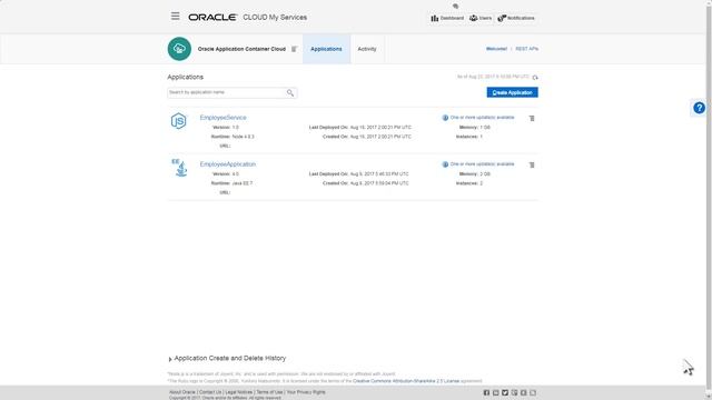 Oracle Application Container Cloud Service смотреть онлайн
