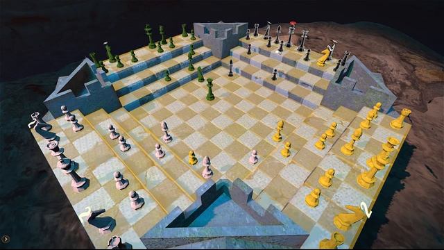 No Frills - Knights gate / Four Kings One War / Chess Variant Strategy смотреть онлайн