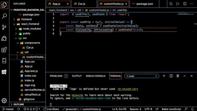 connecting frontend and backend : hooks review part 2 смотреть онлайн