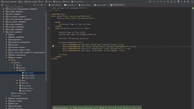 Java EE 7 and JSF 2 2 Flows in IntelliJ IDEA 13 смотреть онлайн