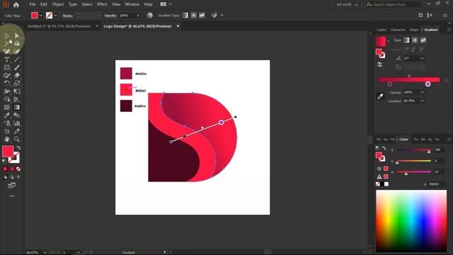 Online Logo maker | Free Logo Designing | Adobe illustrator tutorial смотреть онлайн