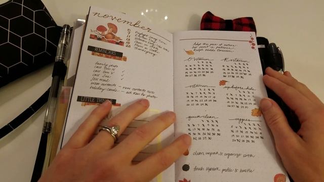 Traveler's Notebook Planner & Wallet Set Up Dec '17 смотреть онлайн