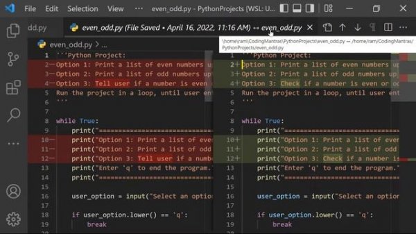 VS Code Tutorial- Track History Of Code-Changes | File Timeline View| VS Code Timeline Feature