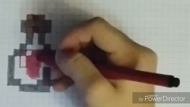 Рисуем по клеточкам #1 зелье и сердечко смотреть онлайн