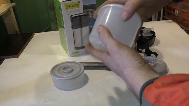 Термос пищевой с широким горлом MR 1635 смотреть онлайн