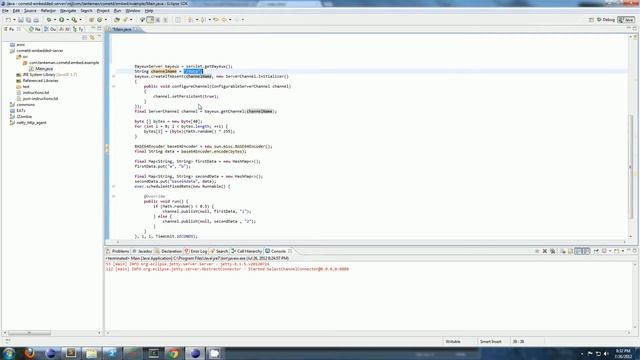 Embedding a CometD server in an existing JVM (w/o maven) смотреть онлайн