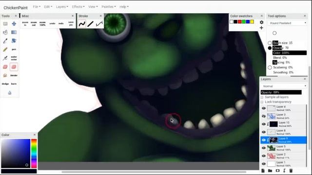 SMILE! (Fnaf: Plushtrap Chaser | CS Oekaki Speedpaint) смотреть онлайн
