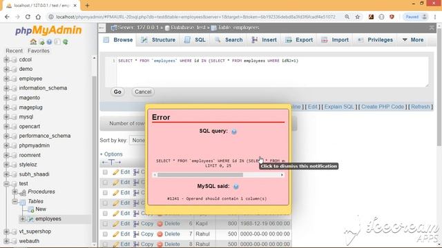 Sql Query : Write a query to fetch only odd rows from a table || How to select odd rows from table смотреть онлайн