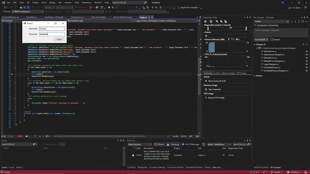 C# Windows Forms "Schedule" 19.12.2022 смотреть онлайн