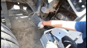 Подъём кабины и замена гидроцилиндра