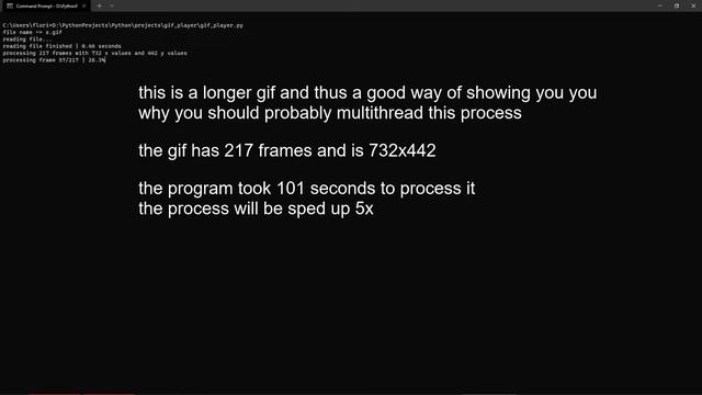 Play any GIF in your console (Python) смотреть онлайн