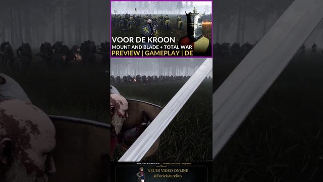 Voor De Kroon Preview Shorts | Mount and Blade mit mehr Taktik? #shorts смотреть онлайн