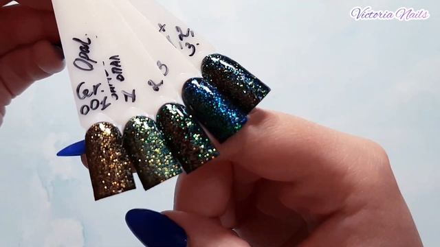 Grattol Opal 01 |ХИТ Граттол Опал 01|Есть ли Аналоги?|Смешиваем сами блёстки хамелеон|Летние дизайн