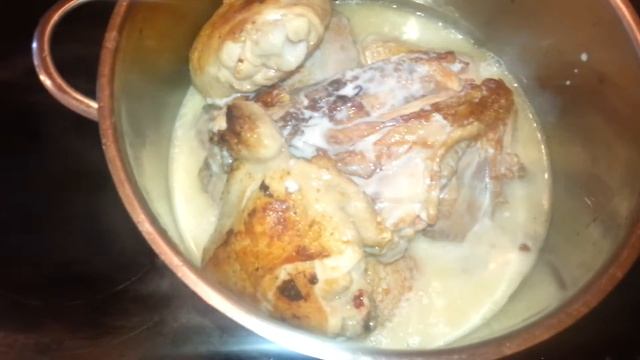 Рецепт курицы в сливочном соусе смотреть онлайн