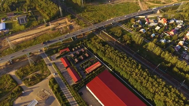 Aerial Footage 4k [aerial Survey] город Домодедово микрорайон Белые Столбы 4к
