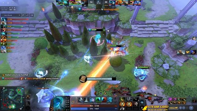 Miracle- CRAZY Hard Carry Morphling 20Kills in 25 mins Facing Against Imba 7.34 Bristleback DotA 2 смотреть онлайн