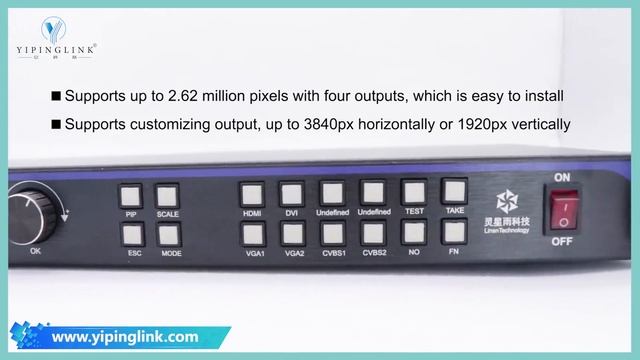 LINSN X2000 led video wall HD video processor scaler and splicer for big led screen смотреть онлайн