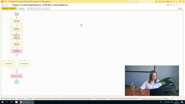 Знакомство с программой "1С:Документооборот" 3.0. Часть 4 смотреть онлайн