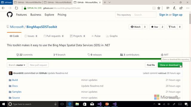 08 Cloning and Opening a Project from GitHub into Visual Studio 2017 смотреть онлайн