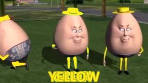 Egg says yellow, but all the eggs are yellow