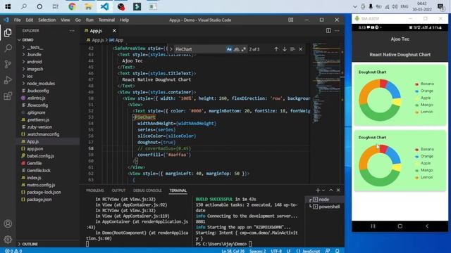 React Native Doughnut chart? || in Hindi смотреть онлайн