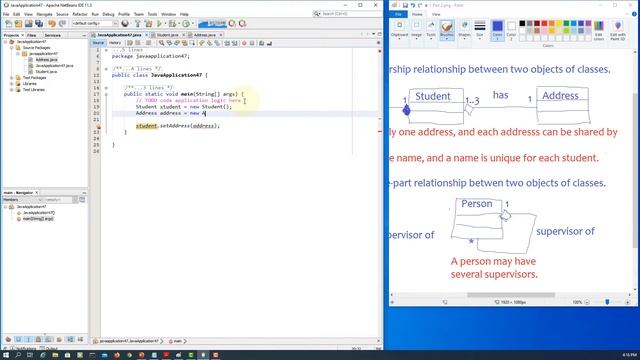 Java Tutorial 55 - Class Relationships 2/6 Aggregation, Composition, Inner Classes смотреть онлайн