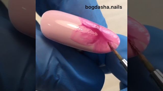Дизайн ногтей 🌺 МК Гибискус 🌺 смотреть онлайн