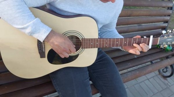 Игра на гитаре. angels