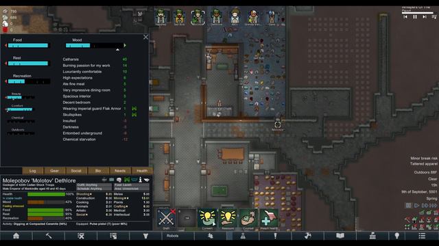 [Rimworld] Warhammer 40k Modpack - Ep. 05 - Fresh Cannon Fodder смотреть онлайн